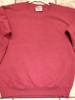Vintage 1990s Champion Reverse Weave Men’s MEDIUM Crew Neck Sweatshirt M Red
